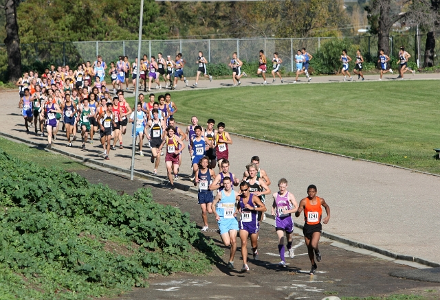 NCS XC D2 Boys-006.JPG - 2009 North Coast Section Cross Country Championships, Hayward High School, Hayward, California
